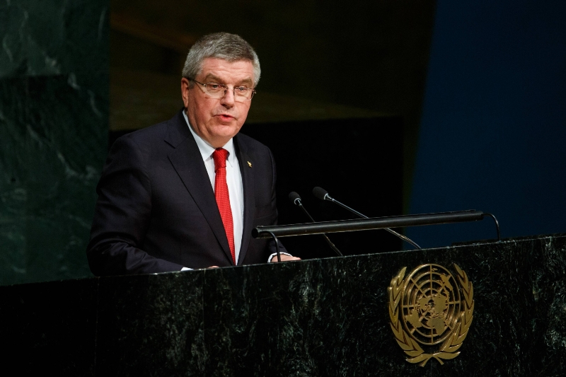Thomas Bach. 