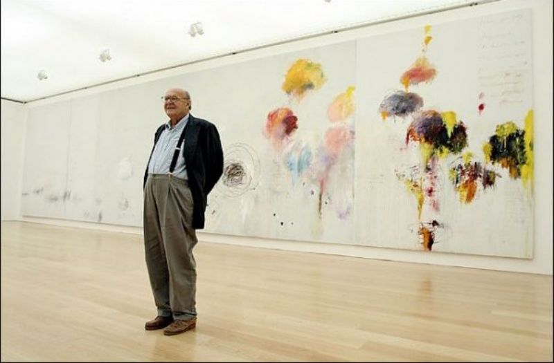 Americký malíř Cy Twombly.