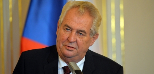 Prezident Miloš Zeman.