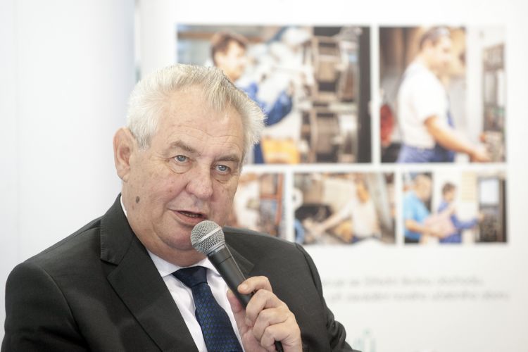 Prezident Miloš Zeman.