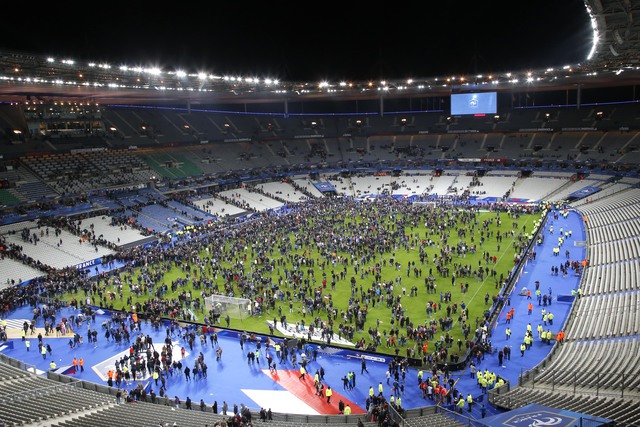 Momentka ze stadionu ve Francii.