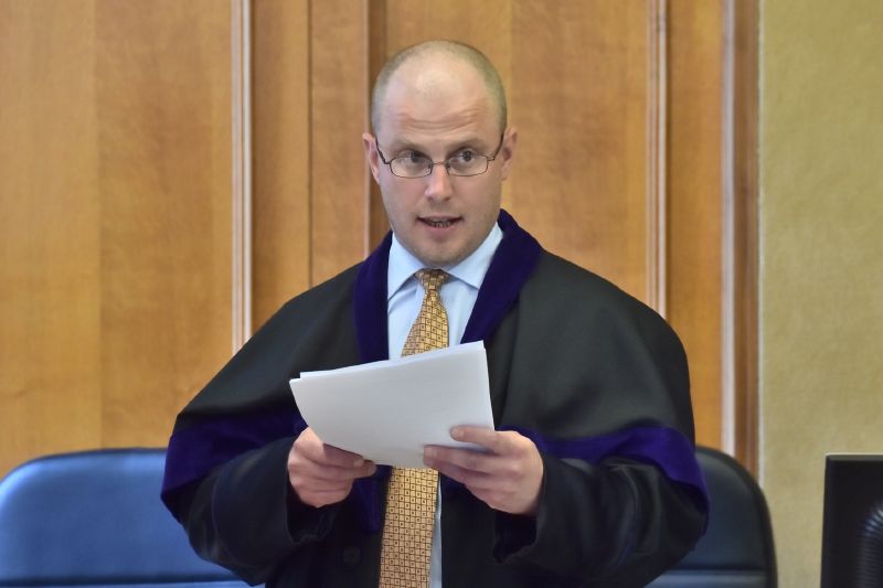 Soudce Robert Pacovský.