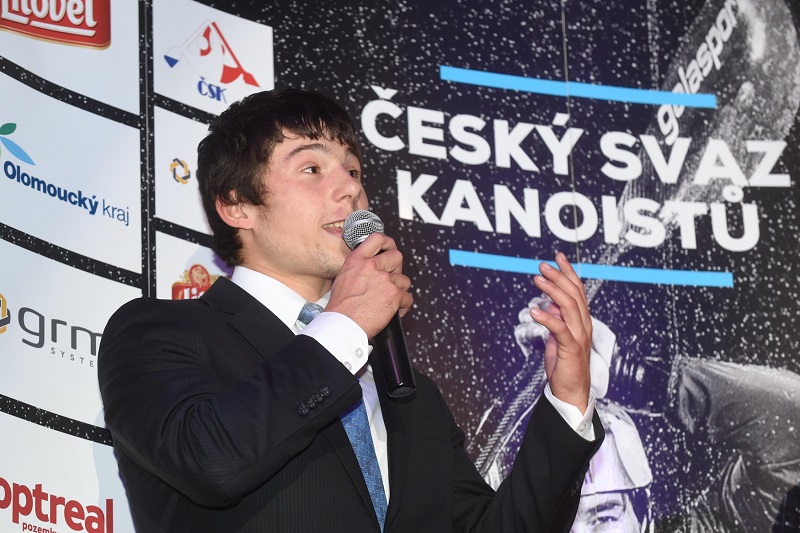 Kanoista Jiří Prskavec. 