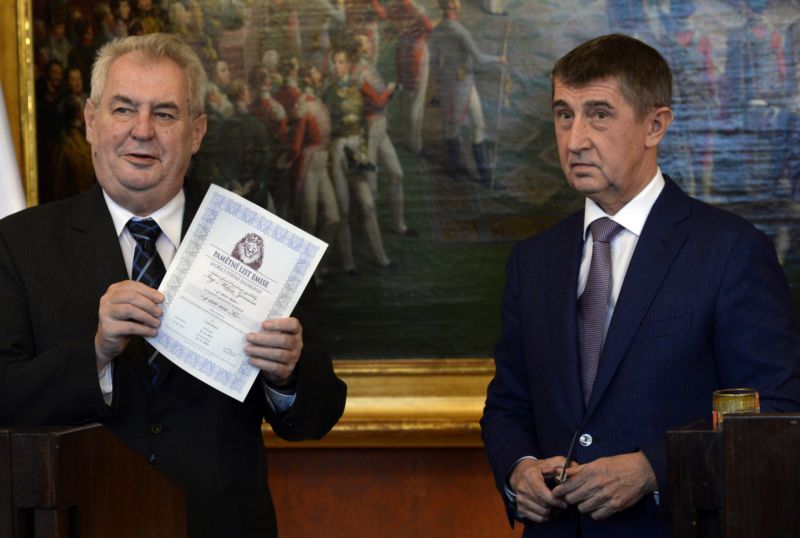 Prezident Miloš Zeman (ilustrační foto).