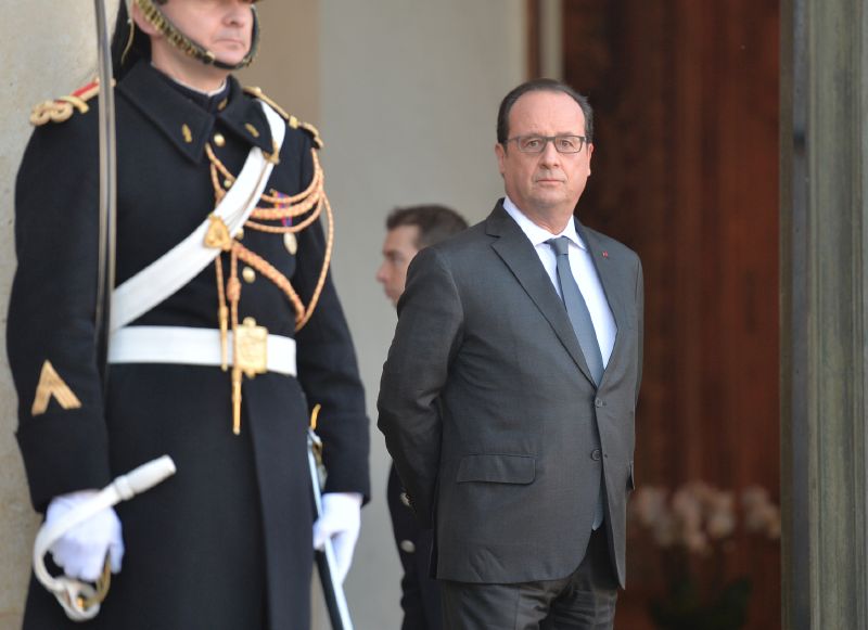 Francouzský prezident François Hollande.