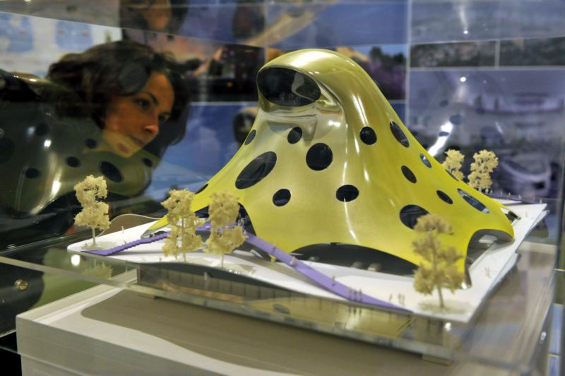 Model Kaplického "chobotnice".