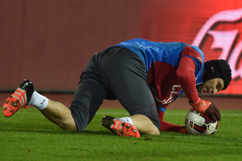 Brankář Petr Čech.