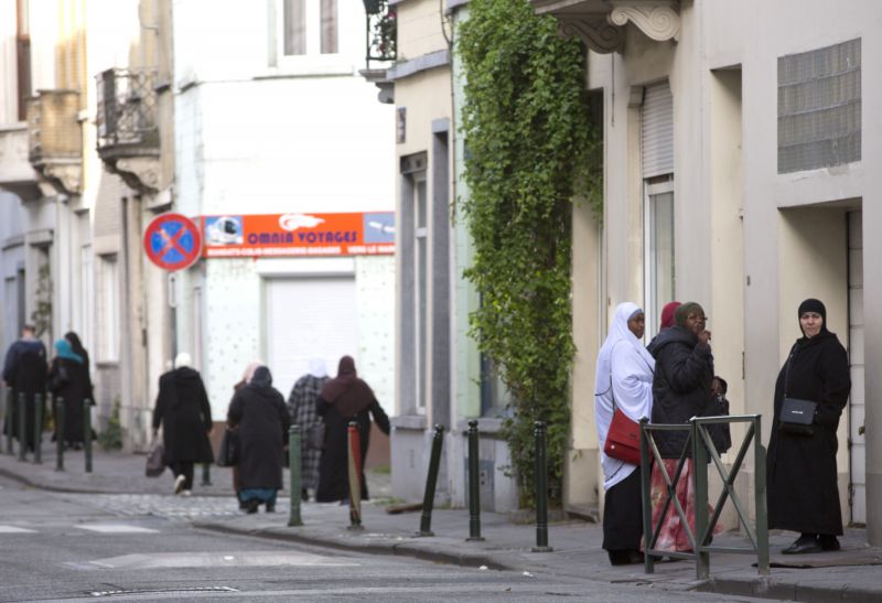 Na snímku bruselská čtvrť Molenbeek.