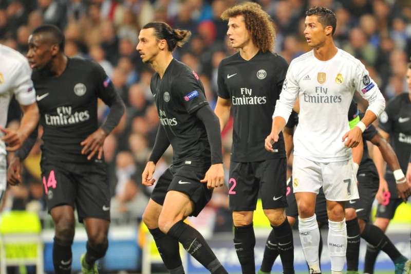 Utkání Ligy mistrů mezi PSG a Realem Madrid.