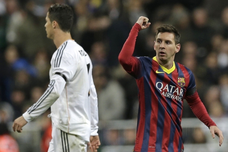 Lionel Messi s Cristianem Ronaldem.
