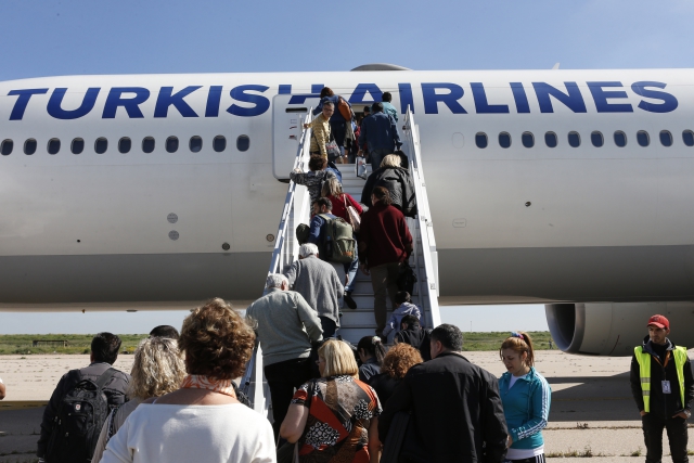 Letadlo Turkish Airlines (ilustrační foto). Letadlo Turkish Airlines (ilustrační foto).