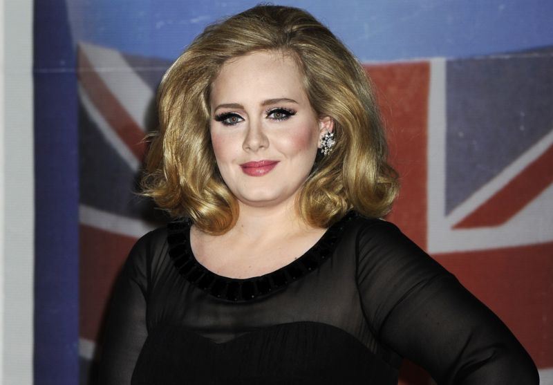 Anglická zpěvačka Adele. Anglická zpěvačka Adele.