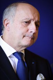 Francouzský ministr zahraničí Laurent Fabius.