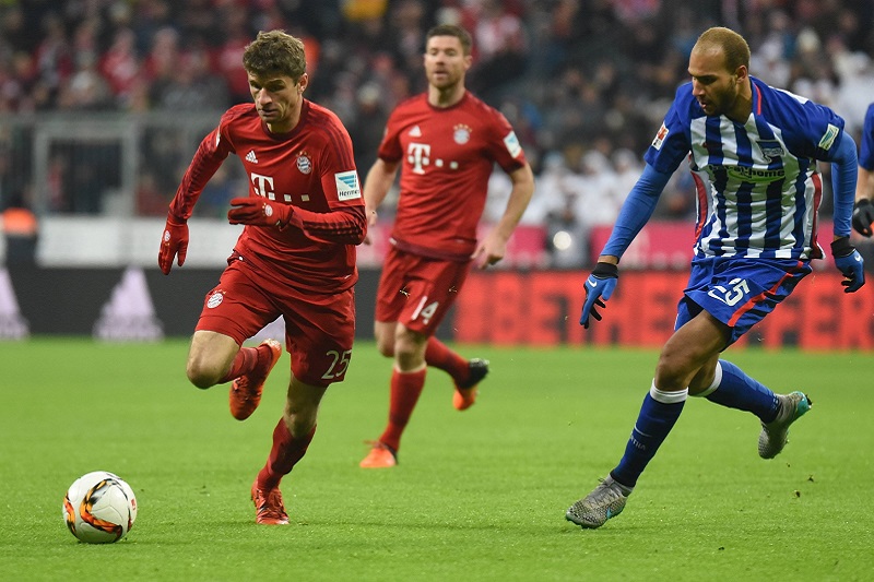 Bayern porazil Herthu 2:0. 