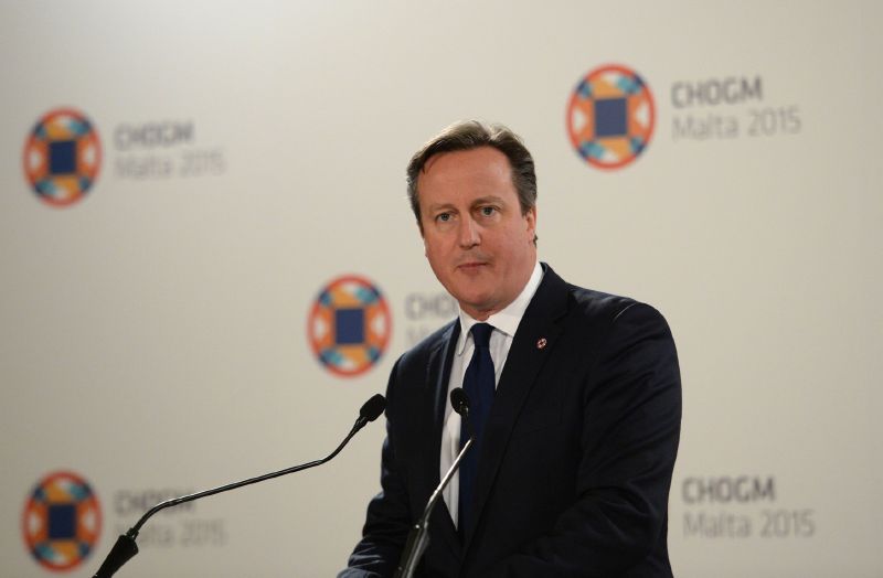 Britský premiér David Cameron.