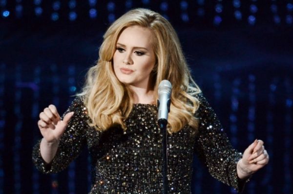 Zpěvačka Adele. Zpěvačka Adele.