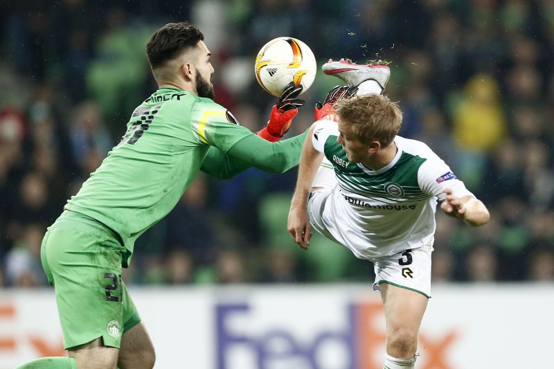 Gólman Koubek. 