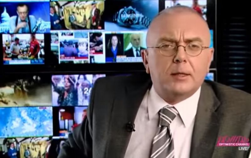 Ruský moderátor Pavel Lobkov.