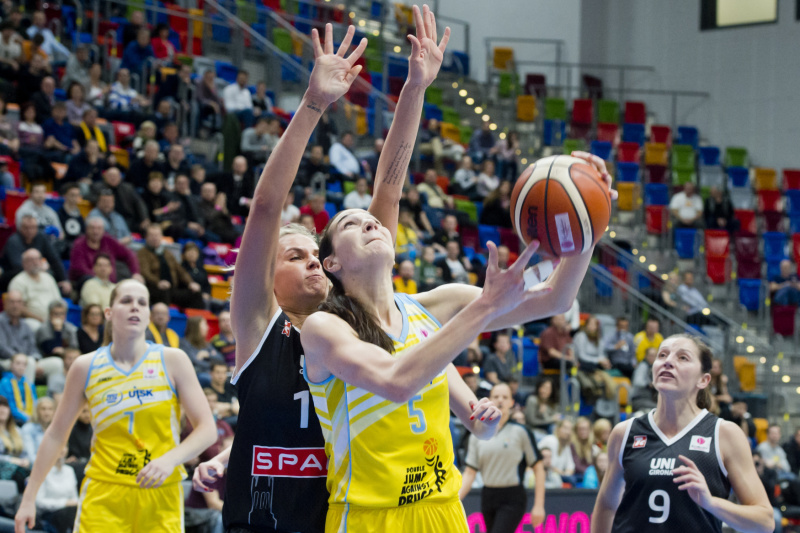 Basketbalistky USK Praha porazily Gironu.