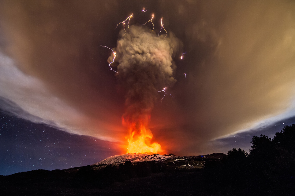 Etna v akci.