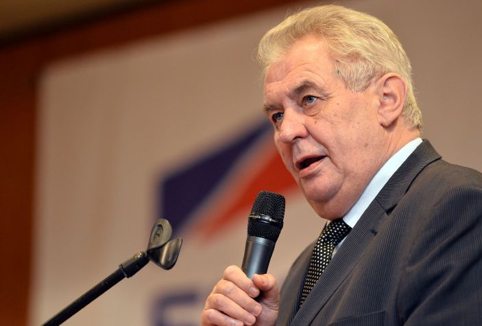 Prezident Miloš Zeman.