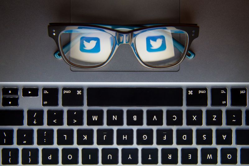 Logo sociální sítě Twitter. Logo sociální sítě Twitter.