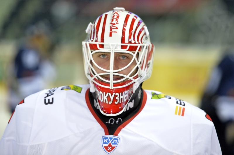 Hokejový brankář Filip Novotný předčasně končí angažmá v Novokuzněcku. 