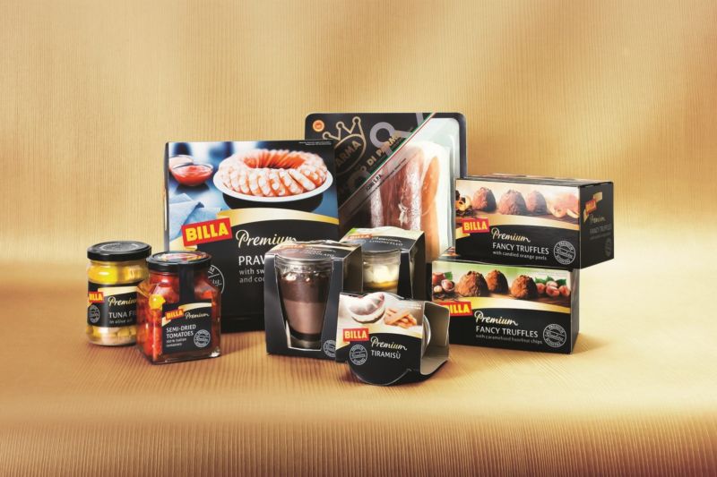 Nová značka BILLA Premium láká nejen i svým atraktivním obalem.