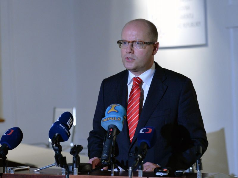 Premiér Bohuslav Sobotka. Premiér Bohuslav Sobotka.