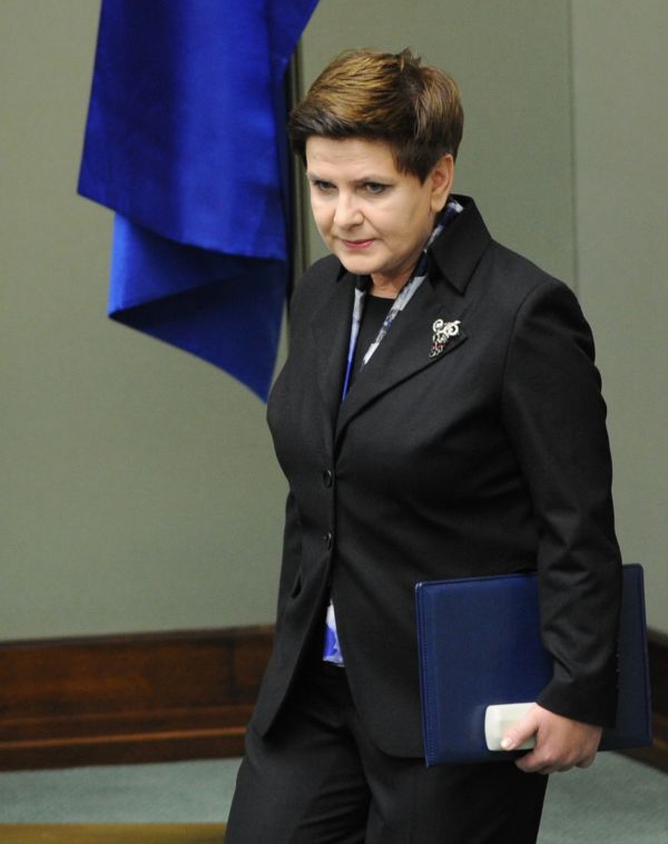 Nová premiérka Beata Szydlová. Nová premiérka Beata Szydlová.