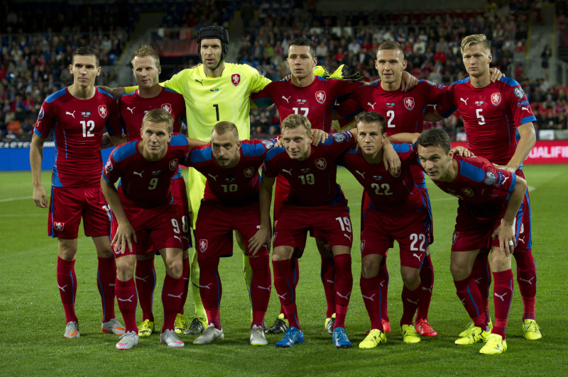 Česká fotbalová reprezentace.