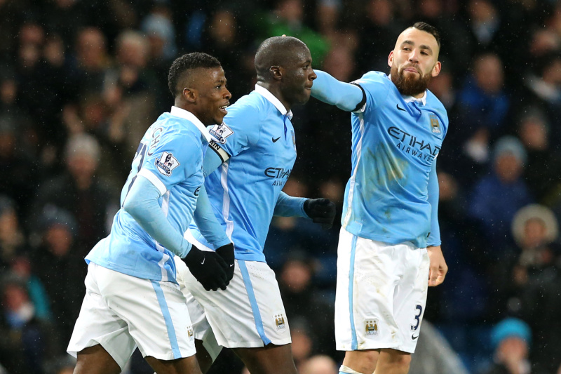 Fotbalisté Manchesteru City.