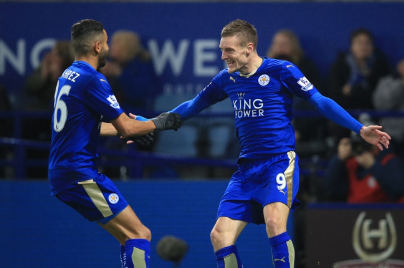 Vardy s Mahrízem z Leicesteru.