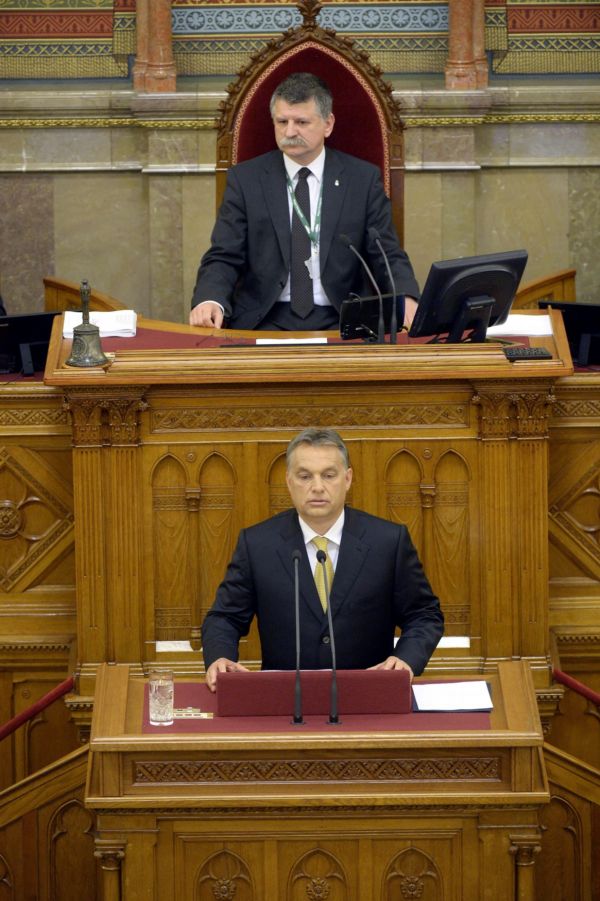 Předseda maďarského parlamentu László Kövér.