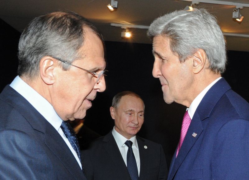 Vladimír prý ocenil Kerryho intenzivní diplomatické úsilí.