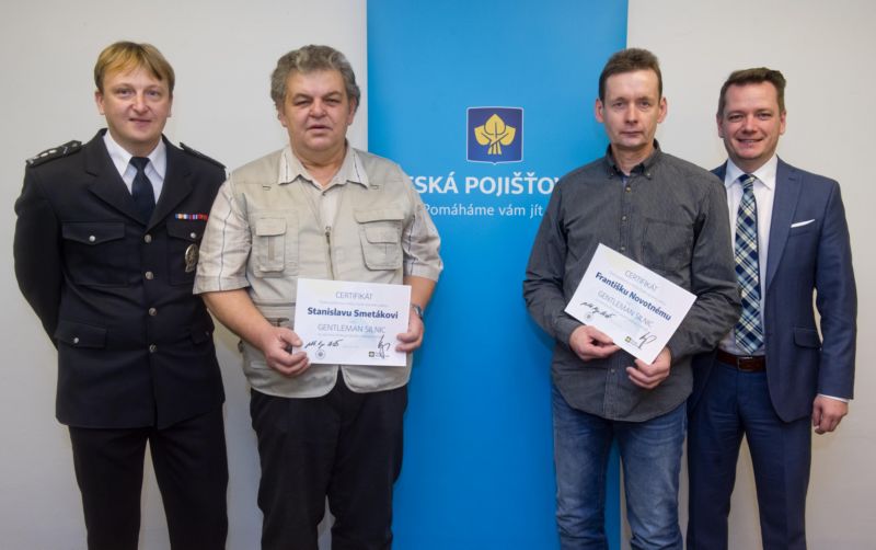 Ocenění Stanislav Smeták a František Novotný. Ocenění Stanislav Smeták a František Novotný.