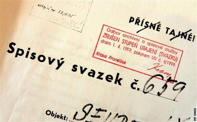 Spis StB (ilustrační foto).