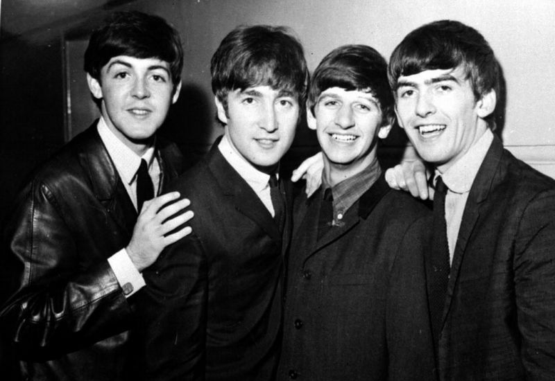 Legendární The Beatles na archivním snímku. Legendární The Beatles na archivním snímku.