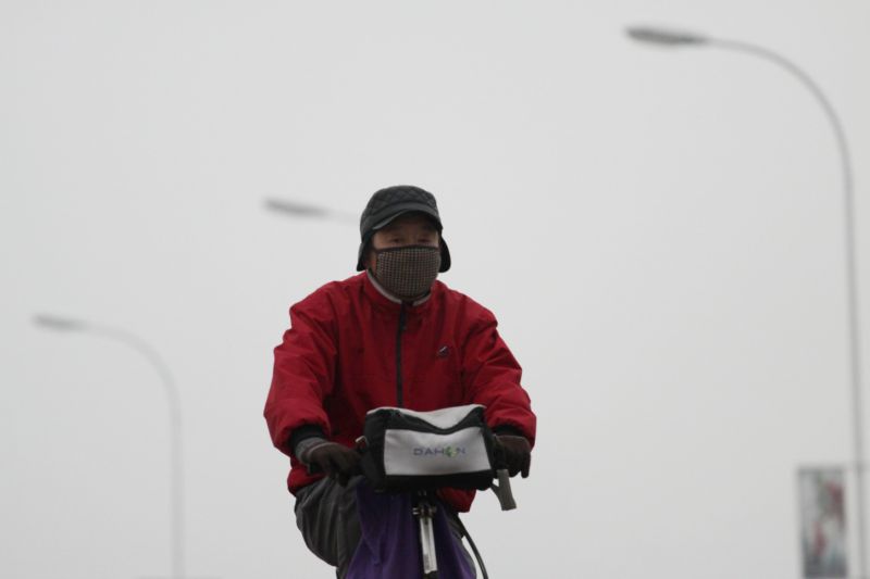 Smog v Číně. Smog v Číně.