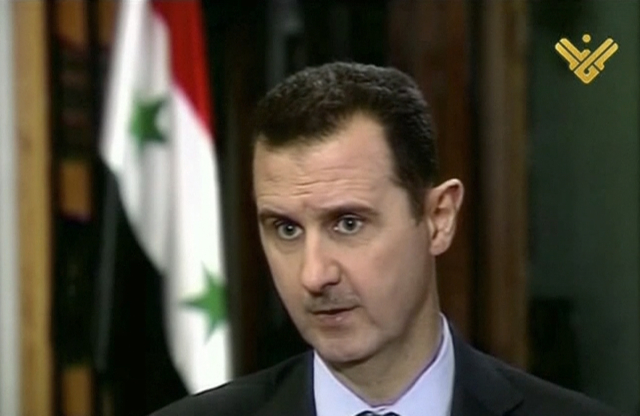 Syrský prezident Bašár Asad. Syrský prezident Bašár Asad.