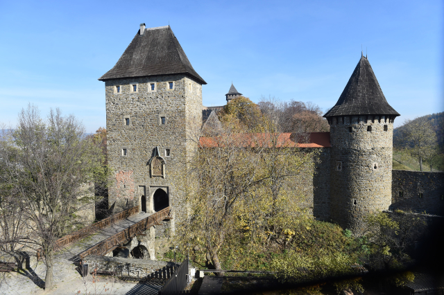 Středověký hrad Helfštýn na Přerovsku.