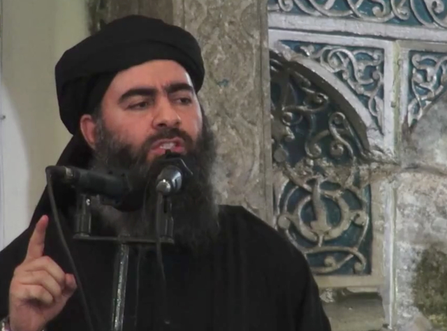 Vůdce radikální islamistické organizace Islámský stát abú Bakr Bagdádí.