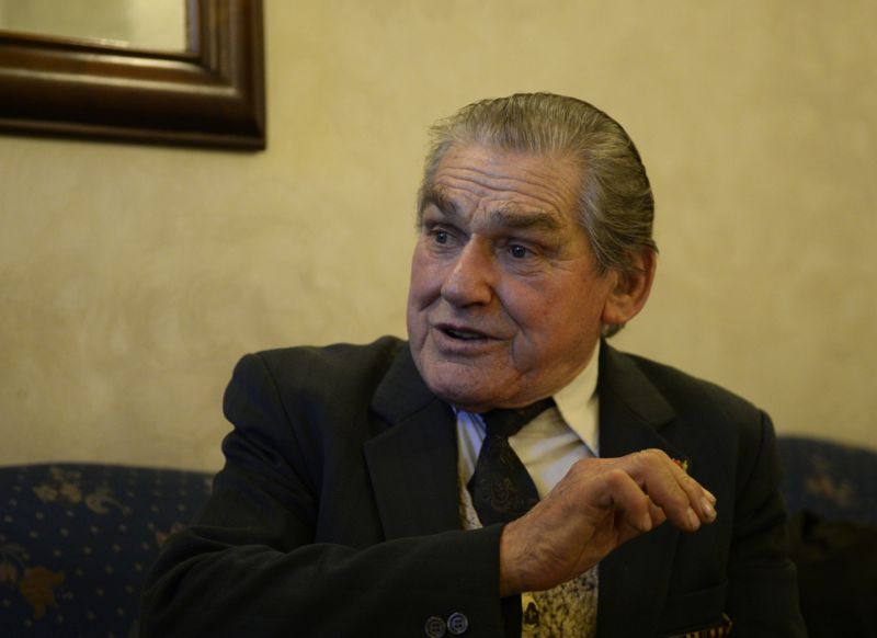 Válečný veterán Jiří Kadeřábek.