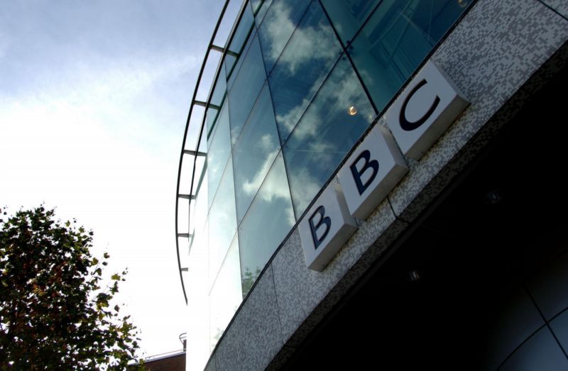 Stanici BBC postihl výpadek. Stanici BBC postihl výpadek.