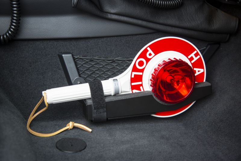 Německá policie testuje nový způsob kontroly rychlosti (ilustrační foto).