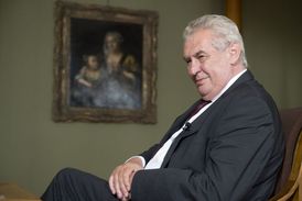 Prezident Miloš Zeman.