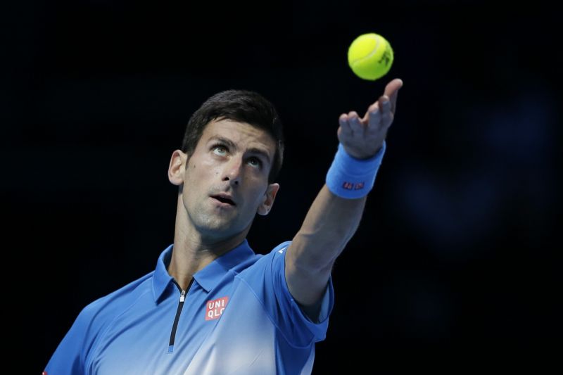 Tenista Novak Djokovič. 