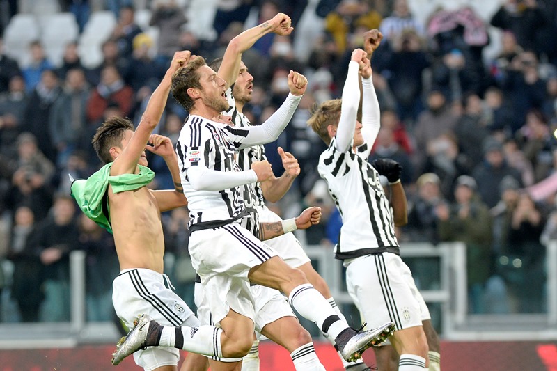 Fotbalisté Juventusu Turín.