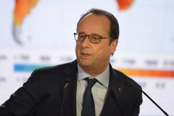 Francouzský politik François Hollande. 