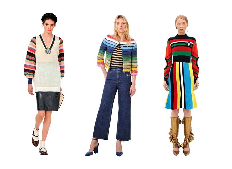 Zleva Chanel, Sonia Rykiel a J.W. Anderson.